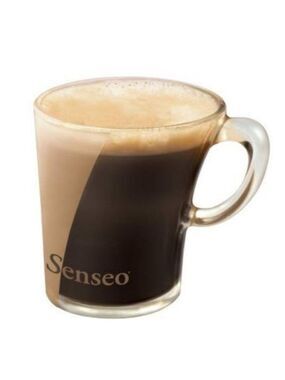 Set of 5 Senseo Frosted Glass Mugs Excellent Condition